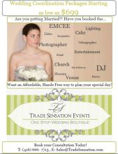 Wedding Coordination Packages Starting as low as $699 Image eClassifieds4U