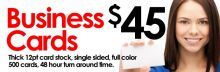 $45 Business Cards - CALGARY Image eClassifieds4u 4