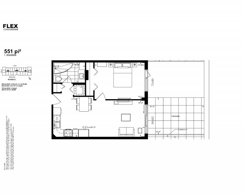 NEW CONSTRUCTION / Near GUY-CONCORDIA metro / 3 ½ / Balcony / Pool / GYM Image eClassifieds4u