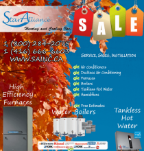 |Cornwall New Furnaces, Hot Water Boilers, Fireplace *** PROMOTION **