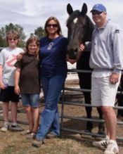 Well Trained Mare and Friesian gelding