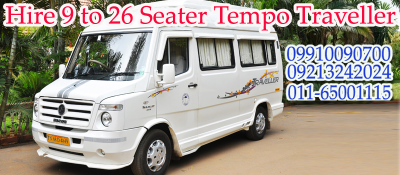 Tempo traveller on rent in Delhi,call 9910090700, 9213242024 Image eClassifieds4u