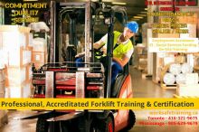 Forklift Training + Certification (Licence) + Jobs