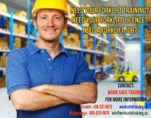 Forklift Training + Certification (Licence) + Jobs