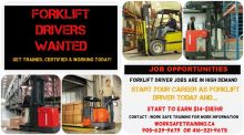 Forklift Jobs - $14-$18/hr + Training Image eClassifieds4u 3