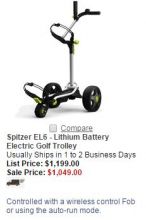 Shop for the latest electric golf trolley only at Sunrisegolfcarts.com