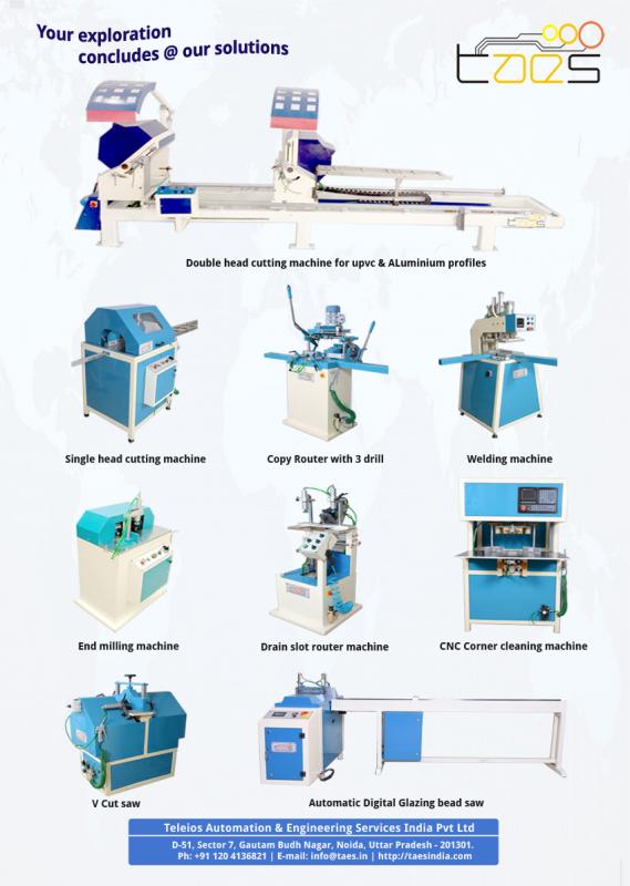 Upvc/Aluminum Win/Door Fab. Machinery manufacturer & CNC retrofitting/ Sevice provider. Image eClassifieds4u