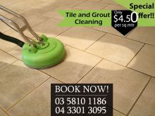 Tile and Grout Cleaning Just for $4.50 per sq mtr