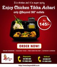 Delicious #ChickenTikka achari at Beyond 360 Degree