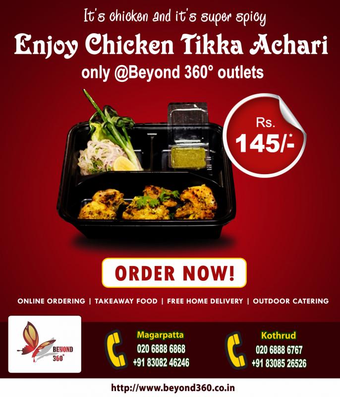Delicious #ChickenTikka achari at Beyond 360 Degree Image eClassifieds4u