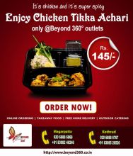 Delicious #ChickenTikka achari at Beyond 360 Degree Image eClassifieds4U