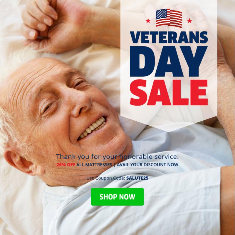 Buy Memory Foam Mattress Online 25% Off Veterans Day Sale Image eClassifieds4u