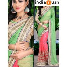 Look Best At Affordable Price: Zari Work Sarees With 65% Off