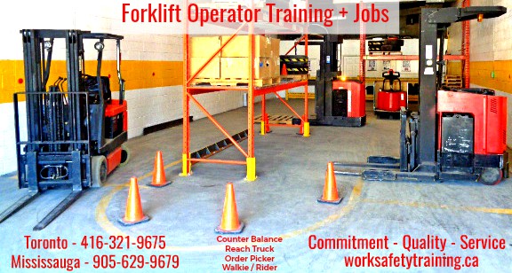 Forklift Training + Certification (licence) + Jobs Image eClassifieds4u