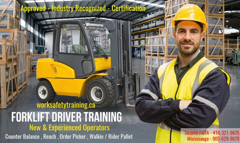 Forklift Training + Certification (licence) + Jobs Image eClassifieds4u