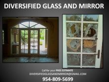 MIAMI + CORAL SPRINGS, FL:. WINDOW REGLAZING, GLASS RESTORATION, MIRROR REPAIR, IMPACT WINDOWS