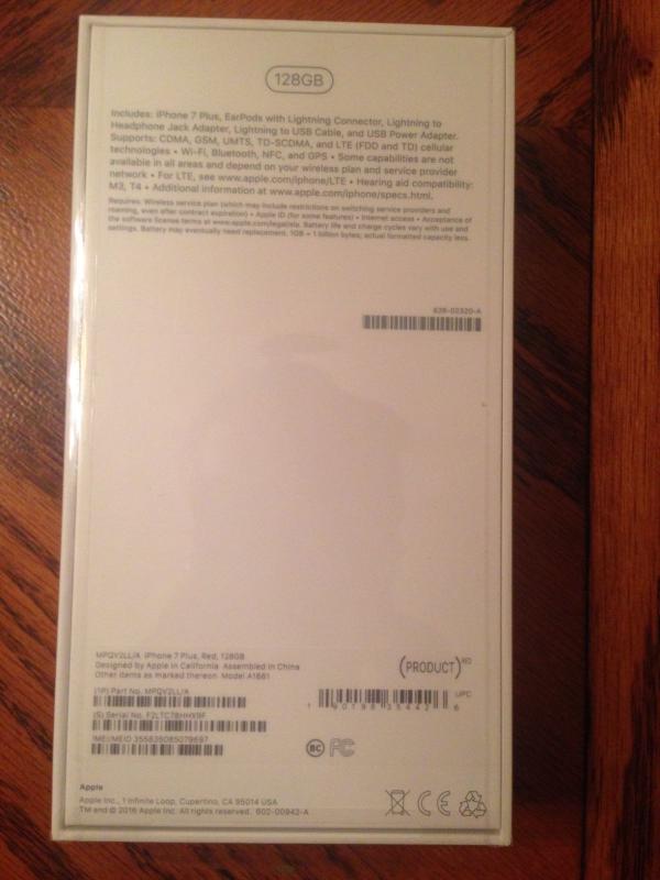 iPhone 7 PLUS (PRODUCT) RED 128GB Image eClassifieds4u