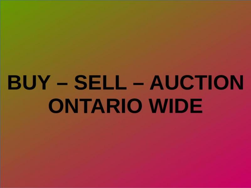 New Ontario Wide Buy Sell and Auction Group on Facebook Image eClassifieds4u