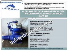 Alfa Laval self-cleaning oil purifier, centrifuge MAB-103, MAPX-204, MAPX-207, MAPX-309