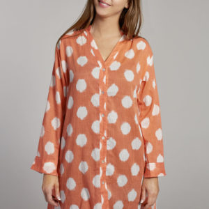 Laila Lily : Buy Coral | Mint | Lilac | White | Peach | Cotton Tunic For Womens Image eClassifieds4u