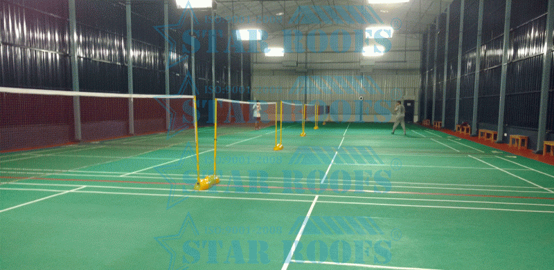 Shuttle court construction service in chennai | Shuttle court roofing contractors in chennai Image eClassifieds4u