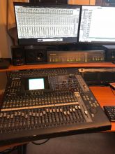 YAMAHA 02R96 DIGITAL RECORDING / LIVE MIXING CONSOLE W/ METER BRIDGE