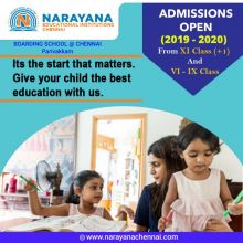 Narayana, provides best boarding school hostel facilities in chennai branch.