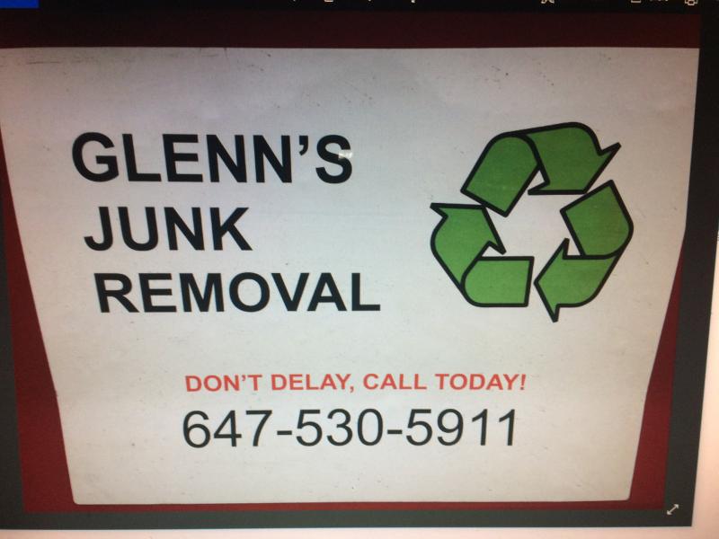 Glenn's Junk Removal 647-530-5911 Image eClassifieds4u