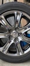 Lexus chrome alloy wheels