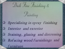 Dzik Fine Finishing@ Painting Image eClassifieds4u 3