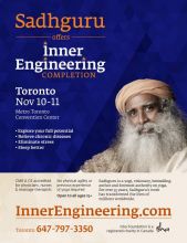 Inner Enginering With Sadhguru Toronto 2019