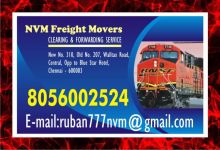 NVM Freight Movers | 8056002524 | Chennai Rly. Clearing Agency | 1028 | Since 1979