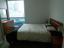 Fully furnished one bedroom apartment in QV with secure parking.