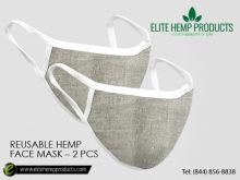 Buy 2 Pcs Reusable Antibacterial Face Mask Just at $25 - Elite Hemp Products