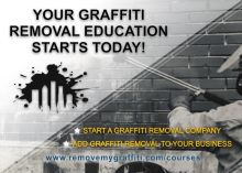 Start a Graffiti Removal Company TODAY!