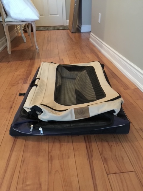 Soft sided collapsible dog crate Image eClassifieds4u