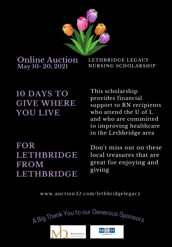 Lethbridge Legacy Nursing Scholarship - Online Auction Image eClassifieds4u