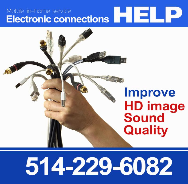 Cables and wiring for HD television / Home service Image eClassifieds4u