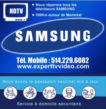 Samsung television repairs / Home service