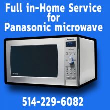 Panasonic microwave ovens repairs